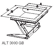 Схема подъемный стол с наклоняемой платформой